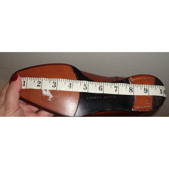 New Womens 7 8 8.5 NIB Ralph Lauren Collection Rexford Brown Leather Boot Italy - Picture 14 of 16